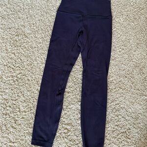 Lululemon Align leggings size 4, black cherry, dark purple